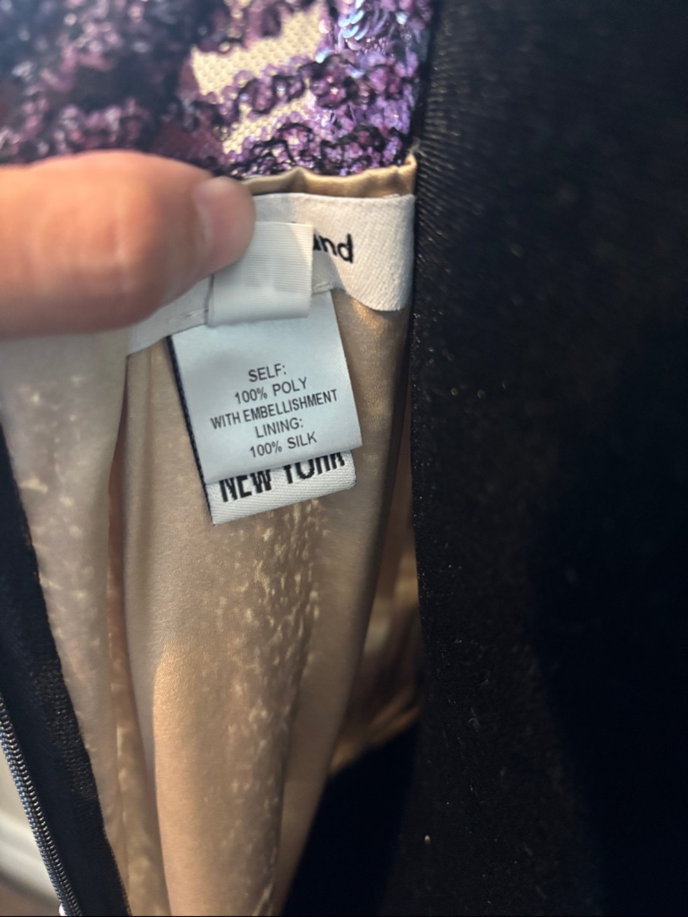 $4,895 Pamella Roland Sequined Ombre Illusion Gown Size 14 100% Silk .Hang - Picture 8 of 13